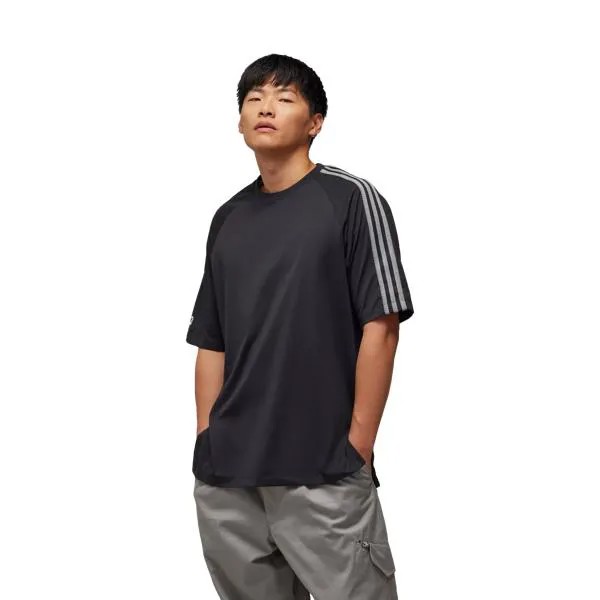 Футболка 3-stripes t-shirt black/white black/white Y-3, белый