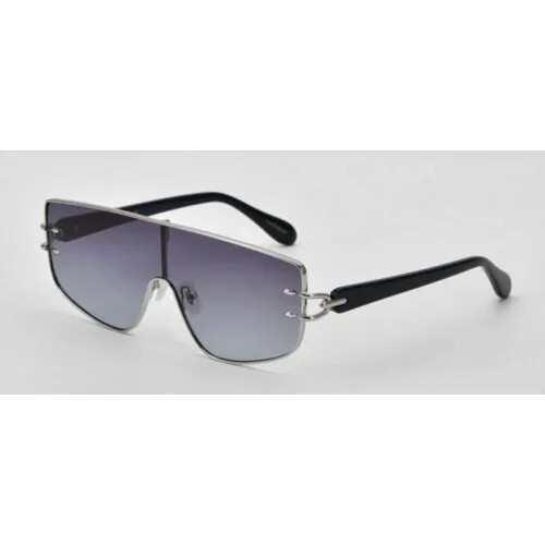 Солнцезащитные очки FOR ART'S SAKE, серебряный, черный