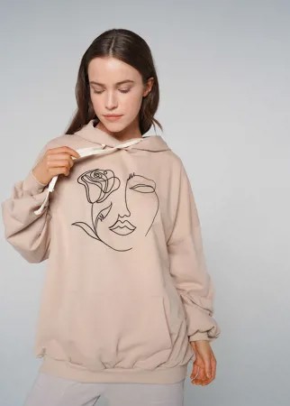 Худи женское ТВОЕ 80585 бежевое XL