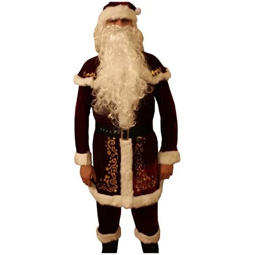 Карнавальные костюмы и аксессуары для праздника Дед мороз (санта клаус) счастливого рождества мужской M6286 ChiMagNa XL (50-52 р. р)