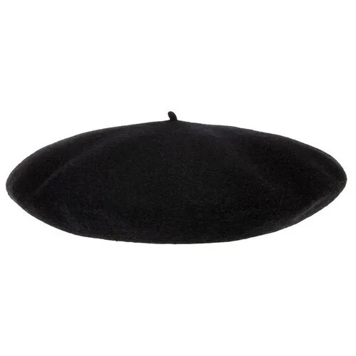 Берет SEEBERGER арт. 18526-0 WOOL BERET (черный), размер UNI