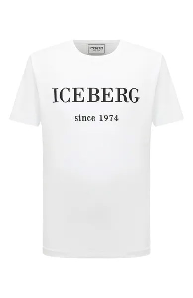 Хлопковая футболка Iceberg