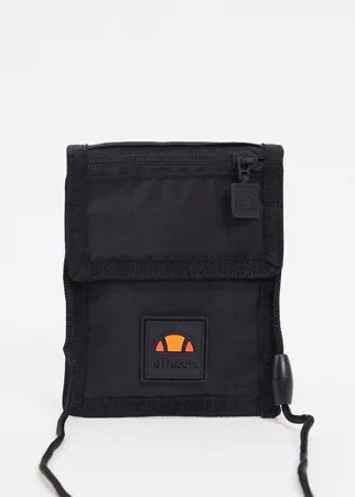 Небольшая черная сумка ellesse-Черный