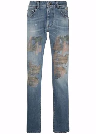 ETRO джинсы с вышивкой