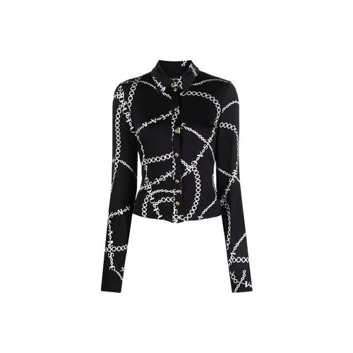 Блуза Versace Jeans Couture, размер 46, черный
