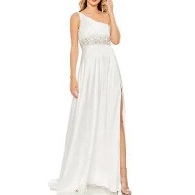 Женское вечернее макси-платье Mac Duggal с украшением BHFO 4499