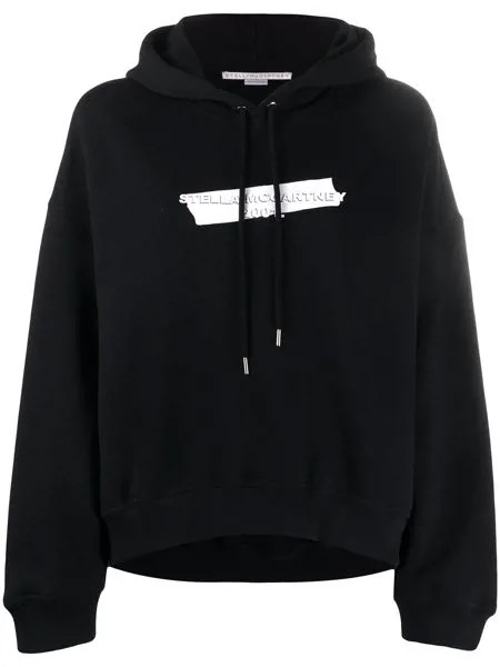 Stella McCartney худи с логотипом и кулиской