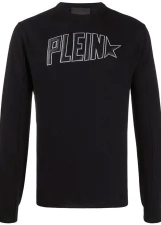 Philipp Plein пуловер Plein Star с круглым вырезом
