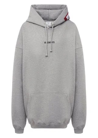 Хлопковое худи VETEMENTS