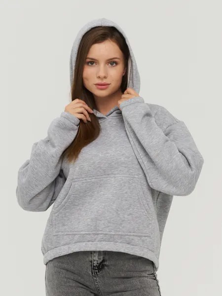 Худи женское VAY 212-3700 серое 50-52 RU