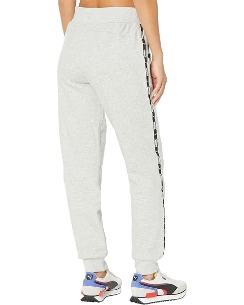 Брюки PUMA Power Tape Fleece Pants, цвет Light Gray Heather