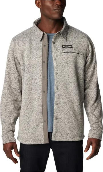 Куртка Sweater Weather Shirt Jacket Columbia, цвет City Grey Heather
