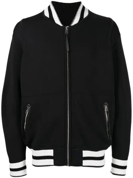 3.1 Phillip Lim двусторонний бомбер с молниями, синий
