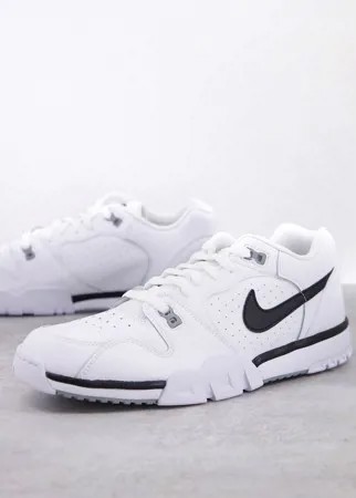 Низкие кроссовки белого/черного цвета Nike Cross Trainer-Белый