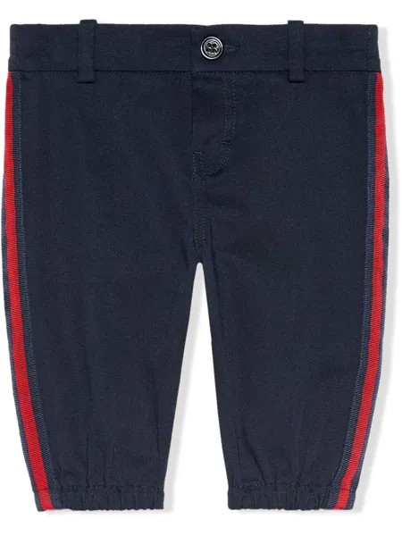 Gucci Kids брюки с лампасами