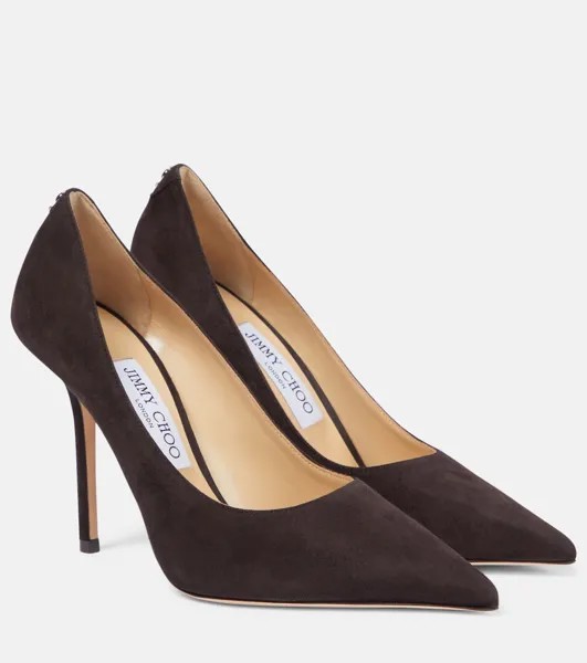 Кожаные туфли Love 100 Jimmy Choo, коричневый