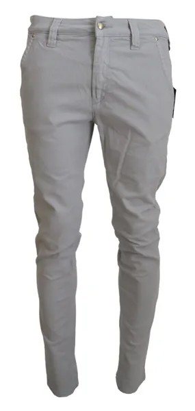 Джинсы HEAVY PROJECT Серые хлопковые мужские брюки из эластичного денима IT48/W34/M Рекомендуемая розничная цена 200 долларов США