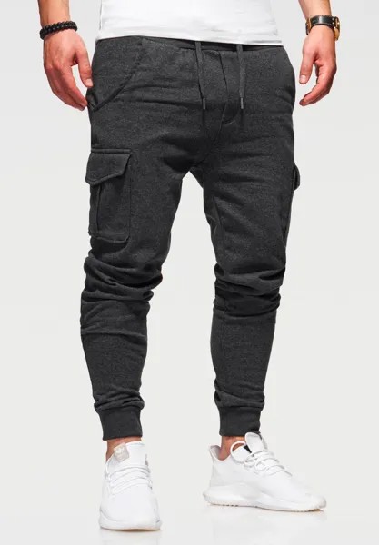 Спортивные брюки SOUL STAR MPKANSAS Lange Sporthose Trainingshose mit Cargotaschen, темно серый