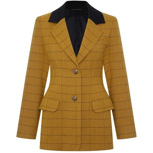 Пиджак MARINA BUDNIK, размер 42/44, желтый