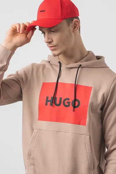Худи Duraschi с логотипом Hugo, бежевый