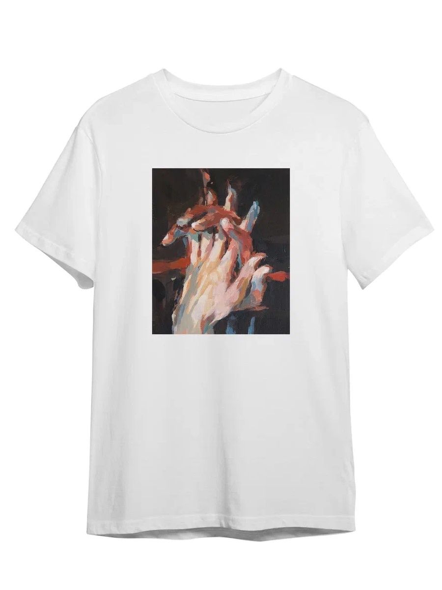 Футболка унисекс СувенирShop Искусство/Абстракция/Цветы 38 белая 2XL