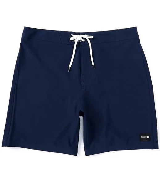 Hurley Phantom Eco One And Only Solid 18 Шорты для доски с внешним швом, синий