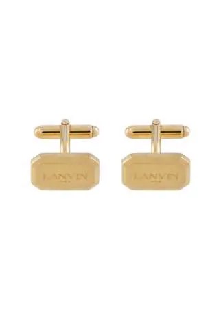 LANVIN запонки с гравированным логотипом