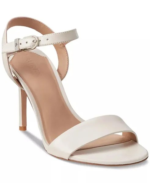 Женские классические сандалии Gwen с ремешком на щиколотке Lauren Ralph Lauren, белый