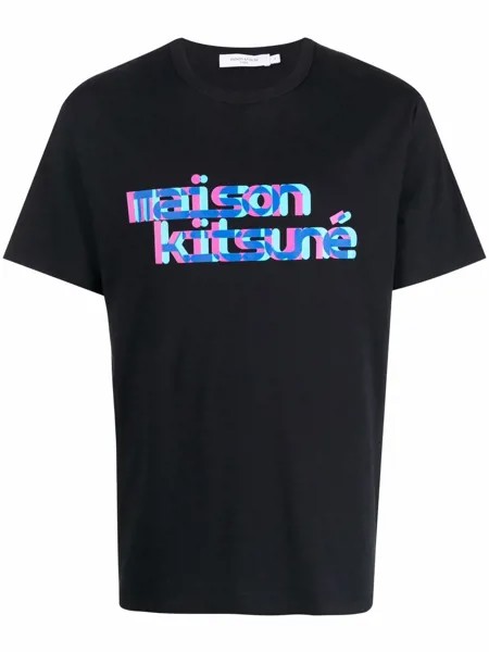 Maison Kitsuné logo-print T-shirt