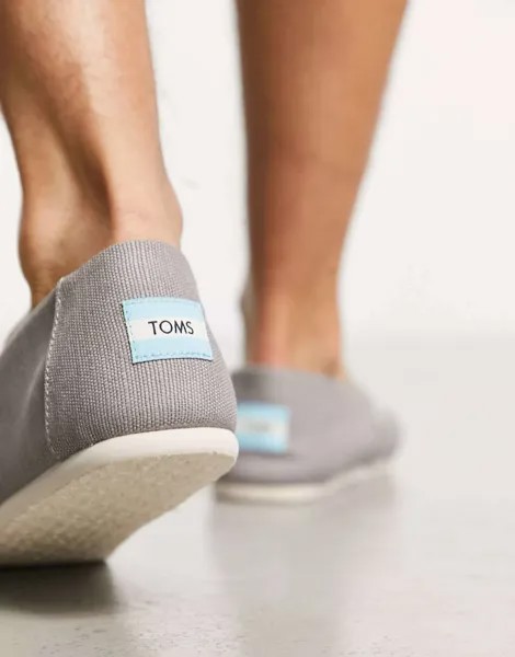 Серые эспадрильи Toms alpargata