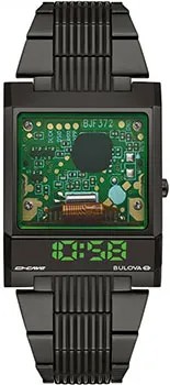 Японские наручные  мужские часы Bulova 98C140. Коллекция Computron