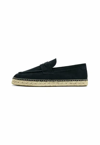 Эспадрильи PENNY STRAP Massimo Dutti, темно-синий