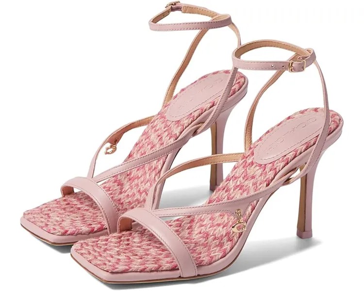 Туфли COACH Kaia Leather Sandal, цвет Carnation