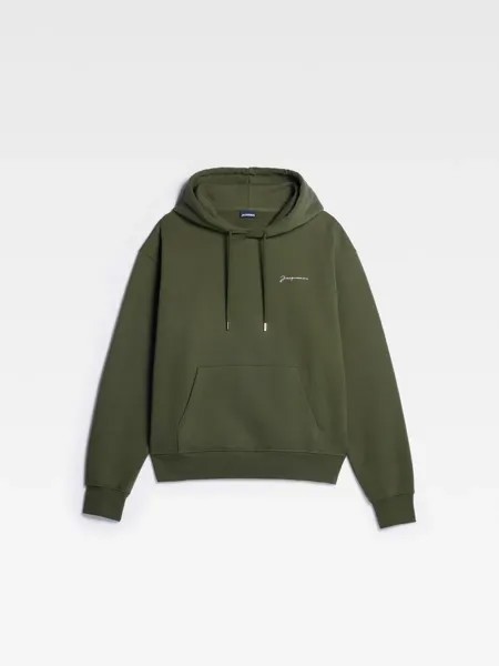 Толстовка с вышитым логотипом Le Brodé Jacquemus, хаки