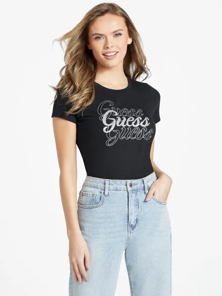 Эко футболка Адалин Guess Factory, черный