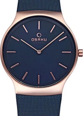 Fashion наручные  мужские часы Obaku V178GXVLML. Коллекция Mesh