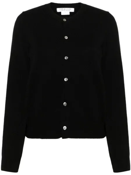 Comme Des Garçons Comme Des Garçons кашемировый кардиган с круглым вырезом, черный