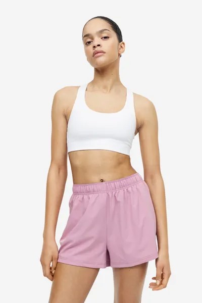 Спортивные шорты DryMove H&M, розовый
