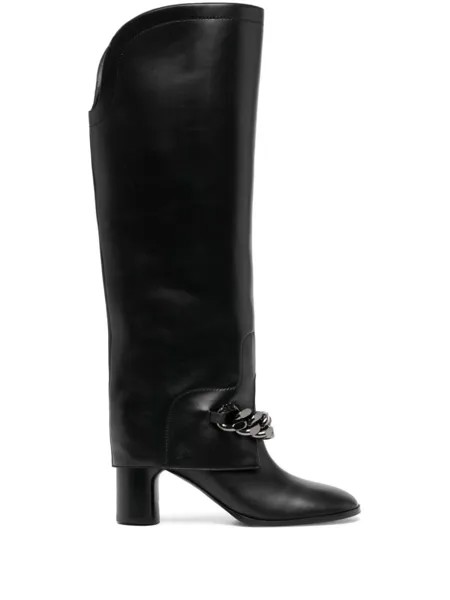 Casadei сапоги Varenne 100 с цепочкой, черный