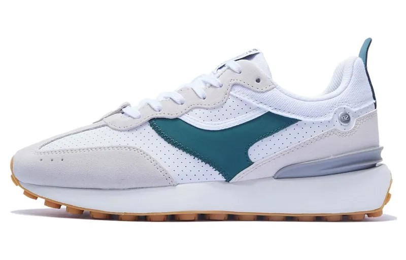 LINING Fangyuan Classic Lifestyle Shoes Men Low-top White/gray/green