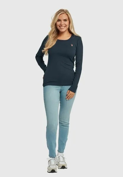 Топ с длинным рукавом Carlotta U.S. Polo Assn., темно-синий
