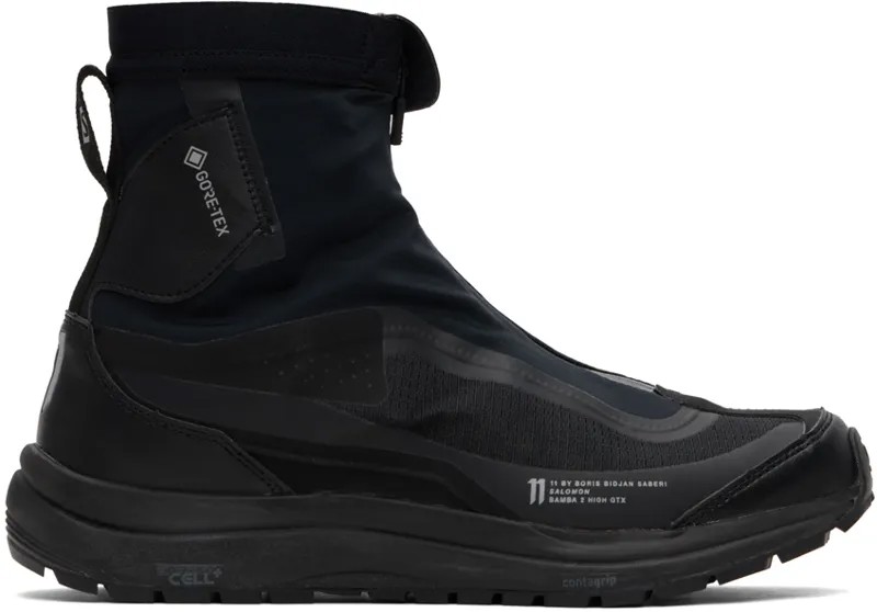 Черные высокие кеды Salomon Edition Bamba 2 11 By Boris Bidjan Saberi, цвет Black