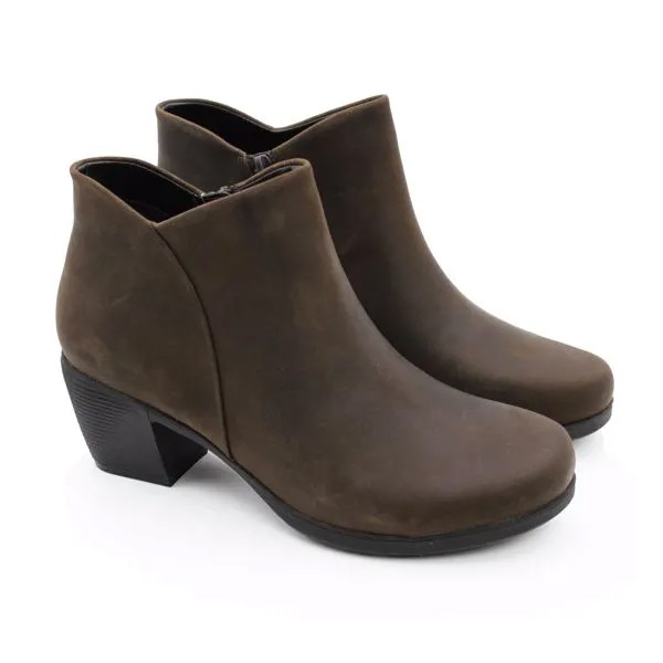 Женские ботильоны Clarks, коричневые