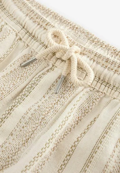 Спортивные штаны Striped Textured Dock Regular Fit Next, крапчатый бежевый