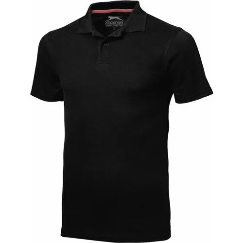 Поло Slazenger, хлопок, размер 2XL, черный