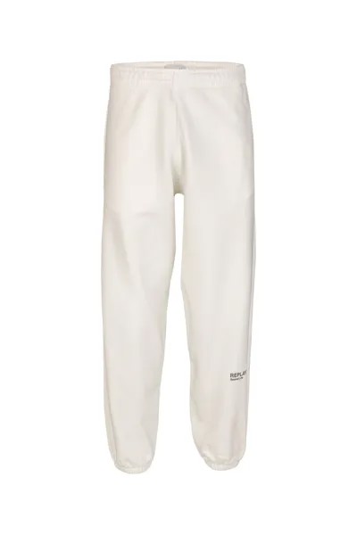 Тканевые брюки Replay Jogging Organic Cotton Fleece, белый