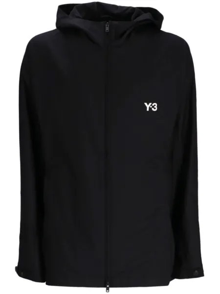 Y-3 спортивная куртка с логотипом, черный