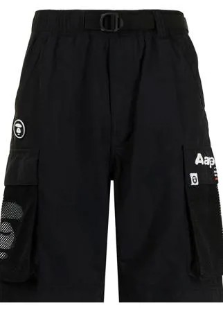 AAPE BY *A BATHING APE® шорты карго с графичным принтом