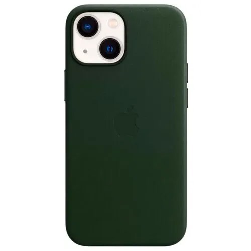 Кожаный чехол Apple MagSafe для iPhone 13 mini цвета «зеленая секвойя»