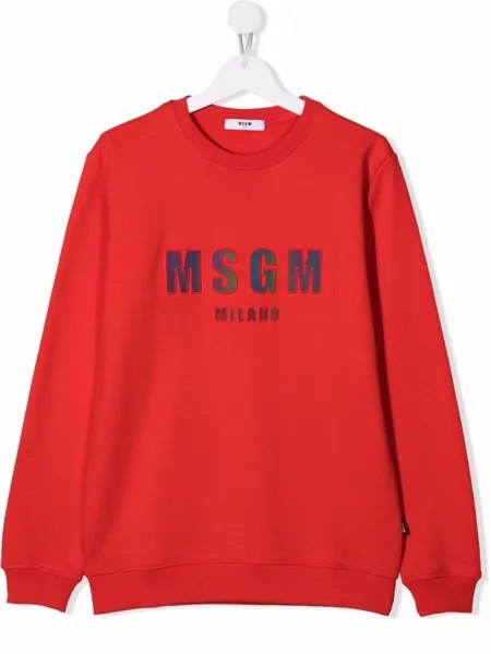 MSGM Kids толстовка с логотипом